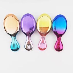 Peine de Masaje Pequeño Personalizado de Alta Calidad con Degradado Electrochapado, Cepillo para <span class=keywords><strong>Cabello</strong></span> de Tamaño Pequeño - Product Image 5