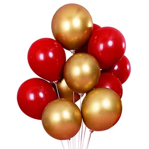 5 10 12 18 inch Metal Pearl Latex Balloons Thick Chrome Metallic Globos Birthday Decoration Chrome Party Latex Metallic Balloon