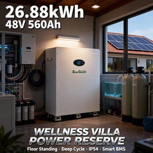 Batterie solaire 48V 560Ah 26kWh pour système de batterie sur pied avec roues - Product Image 5
