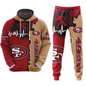 Groothandel Alle American Football 32 Teams Sport Sets Voetbal Sweatshirt 3d Print Pullover Broek Met Lange Mouwen - Product Image 2