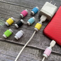 Protector de Cable de Datos con Forma Cuadrada para iPhone y Android, Funda Protectora Anti-Rotura para Cable de Carga USB