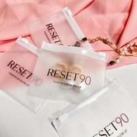 Kantong Perhiasan Premium Custom, Plastik PVC Ziplock, Kantong Zipper Kecil Berkualitas Tinggi, Cetak Frosted, Kemasan Perhiasan, Kantong Anting