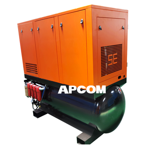 เครื่องอัดอากาศแบบสกรู APCOM 4 in 1 ออลอินวัน 10/15/20/25/30 แรงม้า 116PSI 174PSI 8/12 บาร์ สำหรับอุตสาหกรรม - Product Image 6