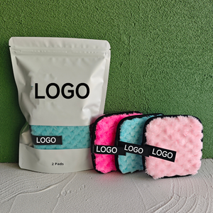Éponges en microfibre recyclables, tampons doux pour le nettoyage du visage, éponges démaquillantes de haute qualité, forme personnalisée - Product Image 3