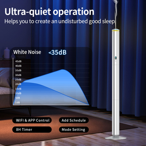 Customizable 120ml <b>Waterless</b> Floor Standing Aroma <b>Diffuser</b> Nebulizer With RGB Night Light for Hotel & Home - Product Image 4