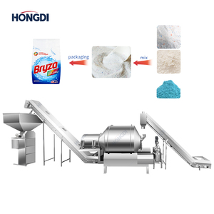 Línea de producción de polvo seco de acero inoxidable para fertilizante, detergente para ropa, producción de mezcla de polvo, línea de producción inteligente - Product Image 1