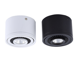 Plafonnier LED COB 5W 7W 12W 15W, orientable à 360 <span class=keywords><strong>degrés</strong></span>, AC85-265V, montage en surface, éclairage intérieur - Product Image 6
