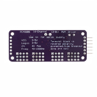 Carte de commande de servomoteur PWM à 16 canaux PCA9685 - Module de pilote d'interface IIC pour contrôleur de robot