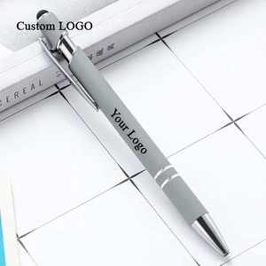 ปากกาลูกลื่นโลโก้ OEM - สัมผัสนุ่มและเคลือบพลาสติกสำหรับงานโปรโมชั่น - Product Image 1