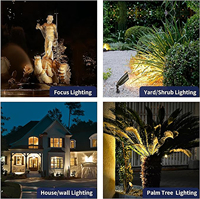 Dimmable basse tension 7w Installation facile extérieur Led chemin de jardin pelouse pic projecteur lampe IP65 pour jardin