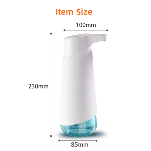 <span class=keywords><strong>Distributeur</strong></span> de savon automatique sans contact pour salle de bain et cuisine, 300 ml, prix d'usine, <span class=keywords><strong>distributeur</strong></span> de savon mousse intelligent à capteur de luxe avec batterie - Product Image 3