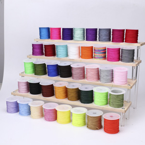 لا. واحد ، قوي قوس قزح ، خيط مطرز بالخرز المرن ، صناعة يدوية متعددة الاستخدامات للاستخدام في الأحذية والحقائب - Product Image 1