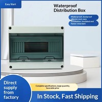 Boîtier de distribution étanche IP55 en ABS pour installation en saillie ou en encastrement, boîte de protection extérieure pour interrupteur aérien, protection plastique contre les fuites