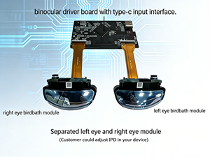 Оптический модуль SeeYA Birdbath с 0,49-дюймовым FHD Micro OLED-дисплеем для умных AR/VR-гарнитур, прицелов, ночного видения и тепловизионных устройств - Product Image 3