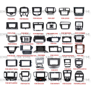 Produit phare européen, cadre de <span class=keywords><strong>radio</strong></span>/stéréo/navigation de 9/10 pouces pour Fiat, Alfa, Maserati, de marque italienne, pour tableau de bord de voiture - Product Image 3