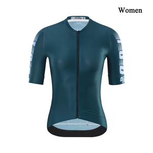 Maillot de cyclisme court uni unisexe, couleur et logo personnalisables, respirant, séchage rapide, pour la gym, le fitness, le VTT - Product Image 2