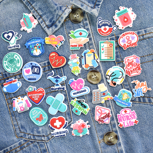 Wholesale Pvc Medical Series Luxury Designer Charms <strong>Shoe</strong> Charms Decorations With Buckle <strong>Shoe</strong> <strong>Accessories</strong> for Clogs - Product Image 6