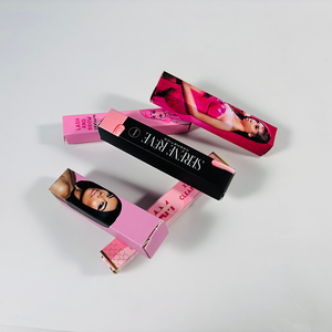 Cajas Minimalistas para Bálsamo <span class=keywords><strong>Labial</strong></span>, Empaque de Papel Largo Blanco para Productos Labiales con Color - Product Image 4