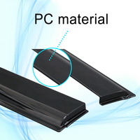 Accesorios Exteriores para Automóviles de Nuevo Estilo, Protector de Lluvia para Ventanas de Camionetas, Visera Solar Compatible con Ranger 2024