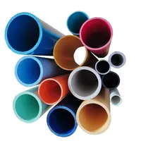PVC Chất Liệu Amarilla Tubo Ống Nhựa Màu Xanh PVC Đen Lịch Trình 40 Nội Thất Cấp Ống Tròn