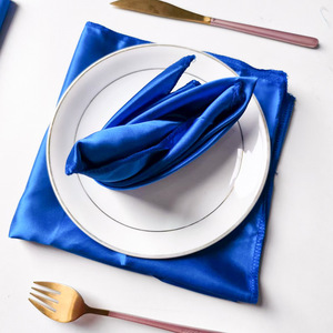 Serviettes <span class=keywords><strong>de</strong></span> <span class=keywords><strong>table</strong></span> carrées en satin <span class=keywords><strong>bleu</strong></span> <span class=keywords><strong>ciel</strong></span>, douces, romantiques, pour mariage, banquet, décoration <span class=keywords><strong>de</strong></span> <span class=keywords><strong>table</strong></span> pour dîner - Product Image 6