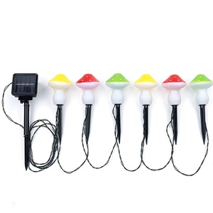 Ip65 không thấm nước <span class=keywords><strong>RGB</strong></span> LED năng lượng mặt trời nấm chuỗi <span class=keywords><strong>Lights</strong></span> cho ngoài trời vườn & biệt thự trang trí nội thất cảnh quan ứng dụng năng lượng mặt trời đèn sân vườn - Product Image 4