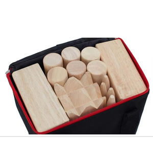 <span class=keywords><strong>Ajedrez</strong></span> <span class=keywords><strong>Vikingo</strong></span> de Madera Premium con Piezas de Madera - Divertidos Juegos de Jardín para Mayores de 2 Años - Product Image 4