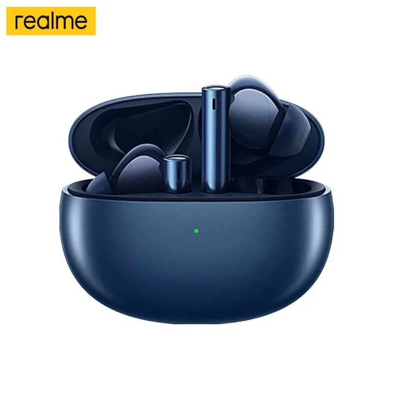 IPX5 Water Resistant Realme Buds Air 3 Wireless Earphone Active Noise Cancelling Sports Headphones