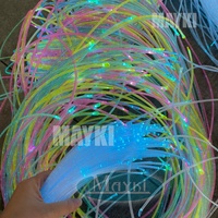 Tubes à bulles sensoriels pour besoins spéciaux 150cm 180cm Thérapie de l'autisme Colonne à bulles d'eau apaisante avec fibre optique et podium de canapé