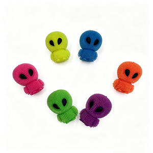 Mini Pelota de Juguete de TPR Suave, Colorida, con Diseño Extraterrestre, para Niños - Product Image 2