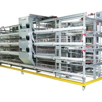 Cage à volailles personnalisable, cage à batterie de type H pour poulets de chair, à prix avantageux