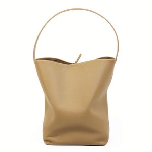 2026 Summer New Women'S Large Capacity Bucket Bag Pu Leather Handbag <b>Chain</b> Bag <b>Cheap</b> Crossbody Bag - Product Image 3