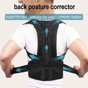 Corrector de Postura para Espalda, Soporte de Hombros, Cinturón para Alivio del Dolor de Espalda Alta y Baja, Mejora la Columna Vertebral y la Clavícula, Chaleco Portátil de Nylon - Product Image 3