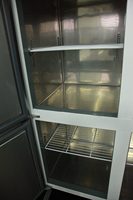 Congélateur commercial à quatre portes en acier inoxydable pour cuisine