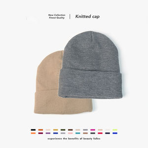 หมวกไหมพรมถักสำหรับใส่ได้ทั้งชายและหญิงหมวกแบบหนาสำหรับใส่ได้ทั้งชายและหญิงมีแผ่นปิดหูทำโลโก้ได้ตามต้องการ - Product Image 4