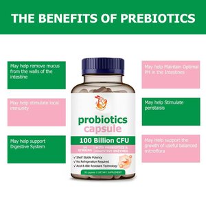 Capsules de probiotiques OEM ODM pour soutenir la santé intestinale avec complexe d'enzymes digestives, pilules pour l'équilibre de la flore intestinale - Product Image 5