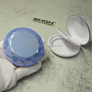 Envase Compacto para Polvo Prensado, Forma de Planeta, Plástico ABS, PP, PE, para Maquillaje y Cosméticos, Lujoso, de Dos Capas - Product Image 1