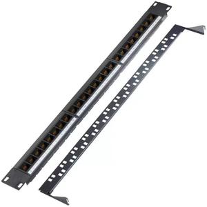 Panel de Conexiones de Red de 24 Puertos Cat6 UTP de 19 Pulgadas con Barra Trasera Extraíble 1U, Carcasa de Aleación de Aluminio IP67 - Product Image 5