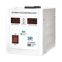 Régulateur de tension automatique KEBO AVR TTB 2KVA, type relais, monophasé, stabilisateur AC, protection contre les surtensions et les surintensités, en aluminium