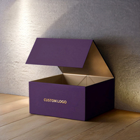 Boîte pliante magnétique avec logo personnalisé, boîte en papier rigide blanche, emballage en carton pliable écologique, boîte cadeau, vêtements