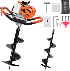 Trivella a Terra a Benzina 63CC, Macchina per Scavare Buche per Pali, per Giardino e Fattoria, Trivella Professionale per Terreno - Product Image 1