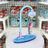 Soporte de Acrílico Magnético Personalizado para Exhibición de Personajes, Base de Acrílico para Escritorio, Regalos con Diseño de Dibujos Animados