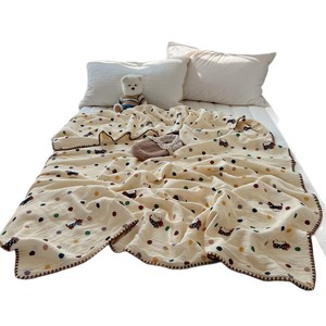 <span class=keywords><strong>Couverture</strong></span> été mince couette pur coton froissé gaze couette ensemble petite <span class=keywords><strong>couverture</strong></span> de <span class=keywords><strong>sieste</strong></span> <span class=keywords><strong>maternelle</strong></span> <span class=keywords><strong>pour</strong></span> enfants nourrissons tout-petits - Product Image 5