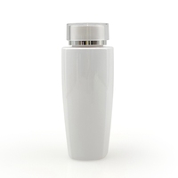 Bouteille vide en PET blanc personnalisée de 100-300 ml pour cosmétiques, gel, démaquillant, eau, shampoing, tonique, sérum – Emballage cosmétique en gros