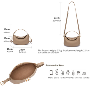 Nuova Borsa a Spalla in Vera Pelle di <span class=keywords><strong>Lusso</strong></span> da Donna di Tendenza, <span class=keywords><strong>Saldi</strong></span>, Borsa Firmata da Donna per Uso Quotidiano - Product Image 6