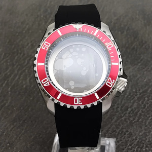 42Mm Thép Bạc Matte Đồng Hồ Chống Thấm Nước Trường Hợp Với Sapphire Pha Lê Cho Nh35 Nh36 Phong Trào 28.5Mm Quay Số Mods - Product Image 4