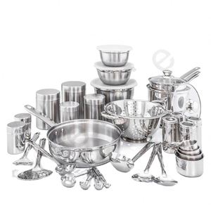 Juego de Utensilios de Cocina de 31 Piezas, Juego de Ollas y Sartenes de Acero Inoxidable Antiadherentes - Product Image 1
