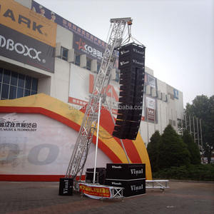 نظام مكبرات صوت برجية من سبائك الألومنيوم عالية الجودة للحفلات والفعاليات، نظام مكبرات صوت خطي للمسرح، مكبرات صوت برجية سهلة التركيب - Product Image 2