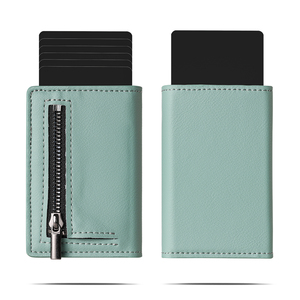 2024 New Napa Pattern PU Material <b>Wallet</b> with Side Push Minimalist Design <b>for</b> up Button Slide Button <b>RFID</b> Blocking <b>for</b> <b>Men</b> Gifts - Product Image 2
