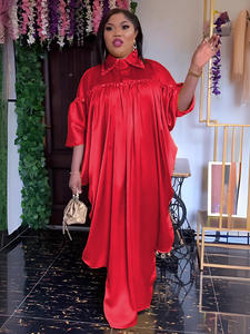 Transfrontalier européen et américain 2024 nouvelle robe imprimée pour femmes d'été africaine décontracté ample grande taille Robe - Product Image 2